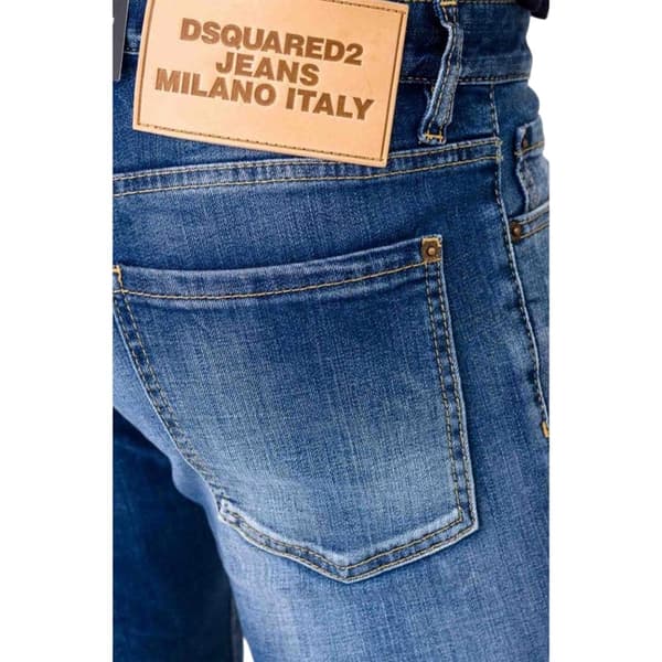 DSquared2 Cropped Slim Jeans för män 36R Blå Blue 36R