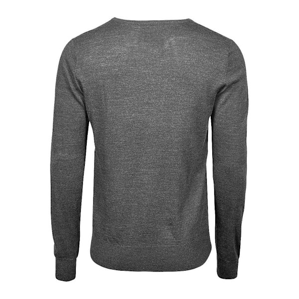 Tee Jays herr Merino Blend V-ringad tröja S Grå Melange Grey Melange S