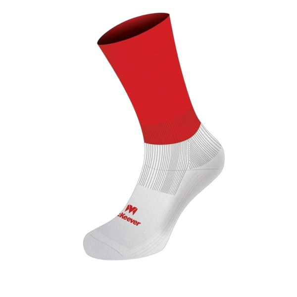 McKeever Unisex Adult Pro Mid Calf Socks 7 UK-11 UK Röd/Vit Red/White 7 UK-11 UK