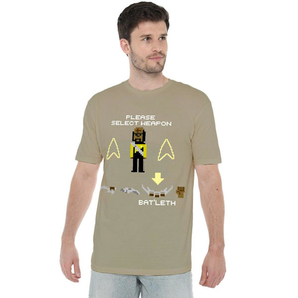 Star Trek Herr Select Weapon T-Shirt L Safari Grön Safari Green L