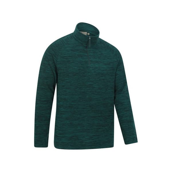 Mountain Warehouse Snowdon II Fleecetröja för män S Mörkgrön Dark Green S