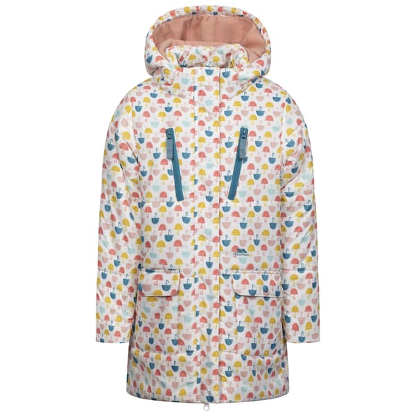 Trespass Suzzee Casual Jacka för Flickor 2-3 År Vit/Multifärgad White/Multicoloured 2-3 Years