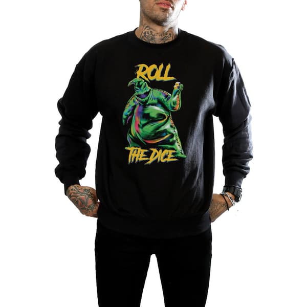 Disney Herr Nightmare Before Christmas Oogie Boogie Tärningssweatshirt Black XL