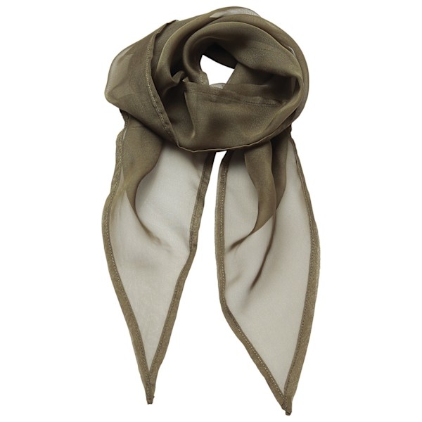 Premier Unisex Vuxen Färger Chiffon Scarf En Storlek Oliv Olive One Size