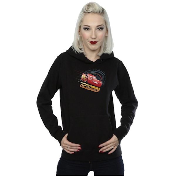 Disney Dam/Kvinnor Bilar Blixten McQueen Hoodie M Svart Black M