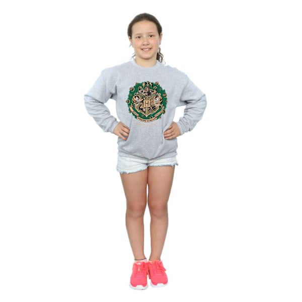 Harry Potter flickor julkrans sweatshirt 9-11 år sport Sports Grey 9-11 Years
