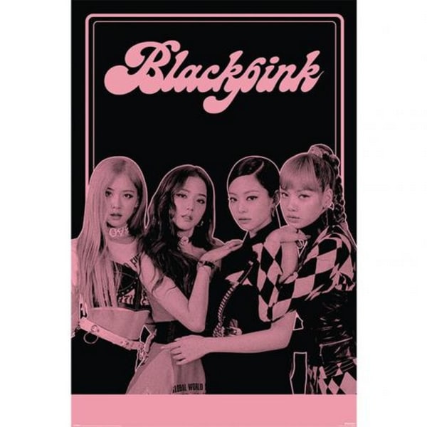 Blackpink Kill This Love 277 Poster One Size Svart/Rosa Black/Pink One Size