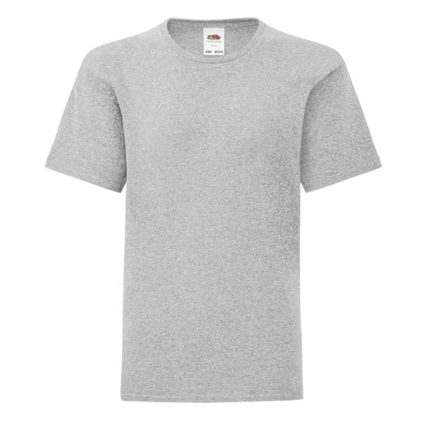 Fruit of the Loom Dam/Dam Lady Fit Kortärmad T-shirt Heather Grey XL
