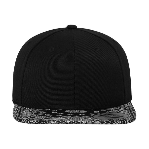 Flexfit Unisex Vuxen Bandana Snapback Cap One Size Svart/Paisle Black/Paisley One Size