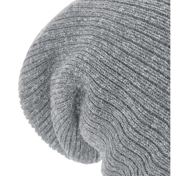 Beechfield Unisex Kraftig Slouch Mössa One Size Heather Grå Heather Grey One Size