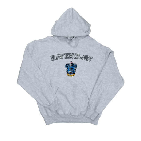 Harry Potter Pojkar Ravenclaw Crest Hoodie 7-8 År Sports Grey Sports Grey 7-8 Years