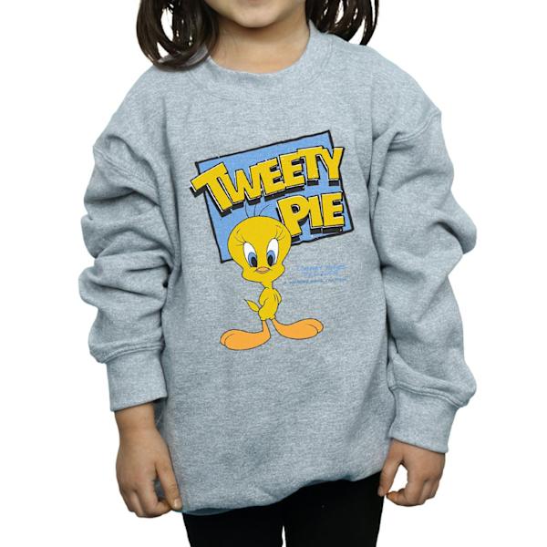 Looney Tunes Girls Classic Tweety Sweatshirt 12-13 år Sport Sports Grey 12-13 Years