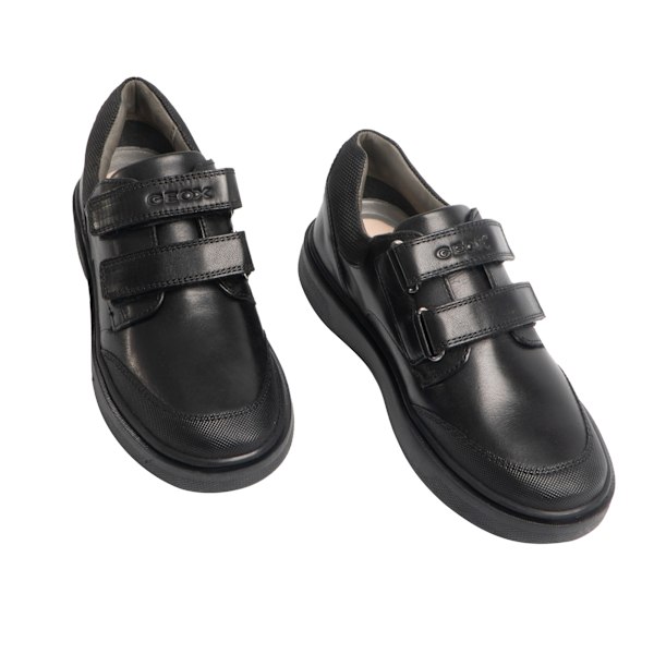 Geox Boys J Riddock Touch Fastening Lädersko 11.5 UK Barn Black 11.5 UK Child