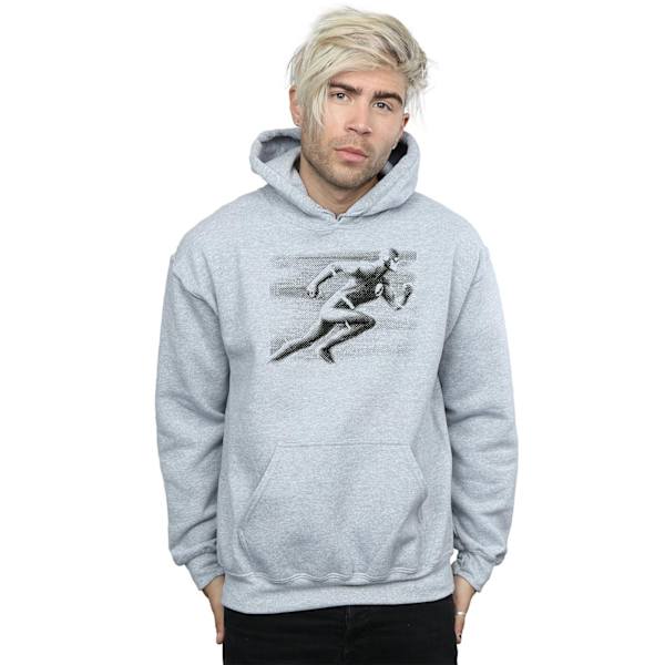 DC Comics Herr The Flash Spot Racer Hoodie XXL Sports Grey Sports Grey XXL