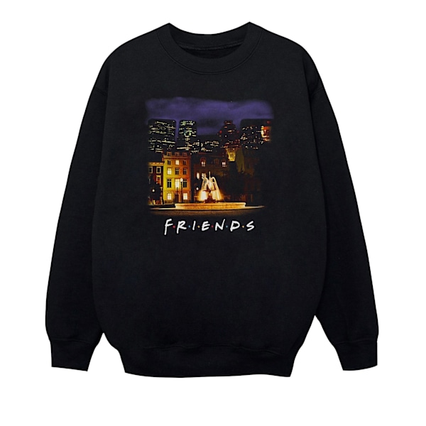 Friends Girls Nightime Fountain Sweatshirt 3-4 år Svart Black 3-4 Years