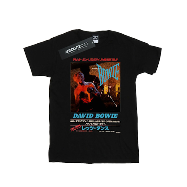 David Bowie Girls Asian Poster Bomull T-shirt 5-6 år Svart Black 5-6 Years