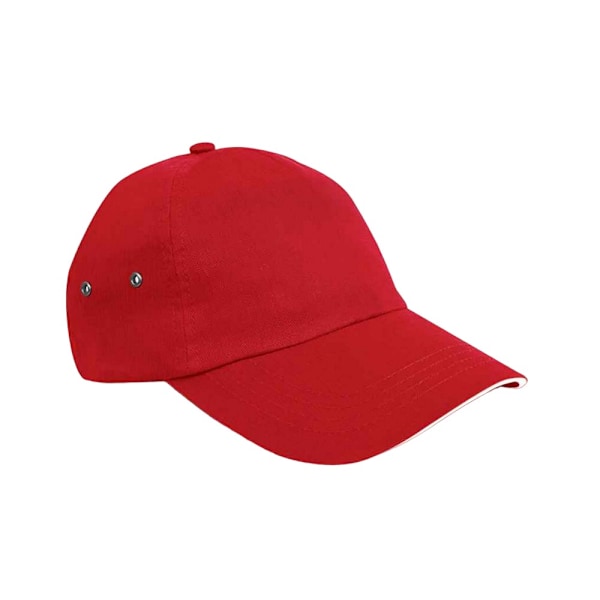 Result Headwear Unisex Vuxen 5 Panel Bomullskäpp En Storlek Röd Red One Size