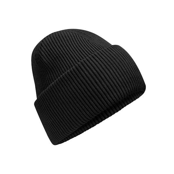 Beechfield Unisex Vuxen Klassisk Djup Manschett Mössa En Storlek Svart Black One Size