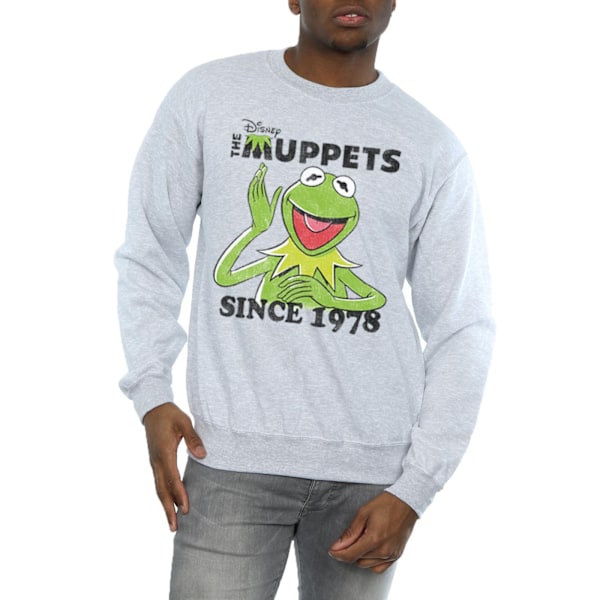 Disney Herr The Muppets Kermit Sedan 1978 Sweatshirt M Heather Heather Grey M