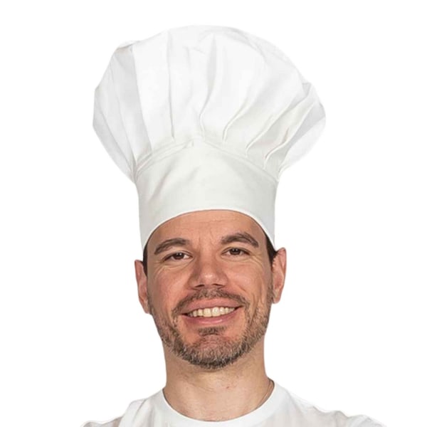 Dennys Tall Chef Hatt XL Vit White XL
