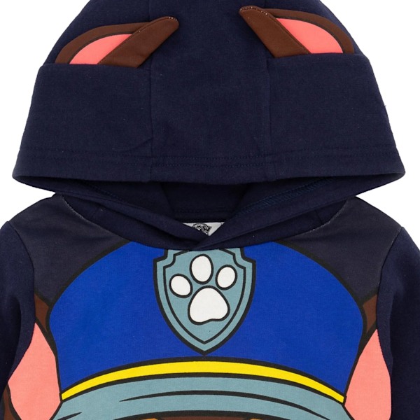 Paw Patrol Barn Hoodie för barn/barn Chase 3D öron 5-6 år Marinblå Navy 5-6 Years