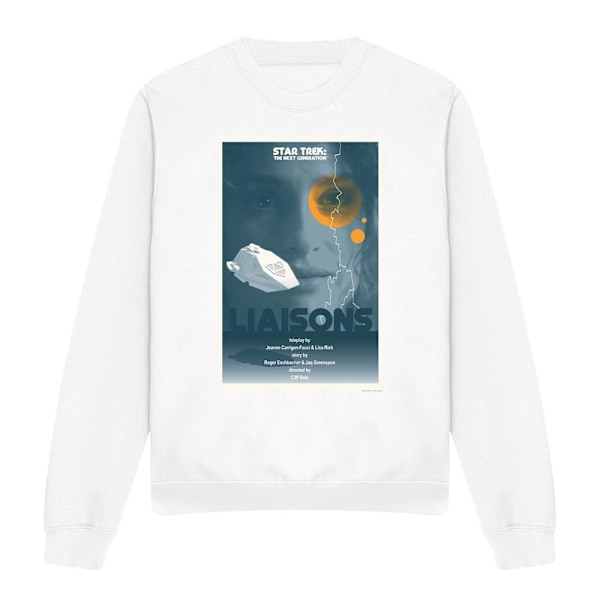 Star Trek Unisex Vuxen The Next Generation Säsong 7 Avsnitt 2 S White L