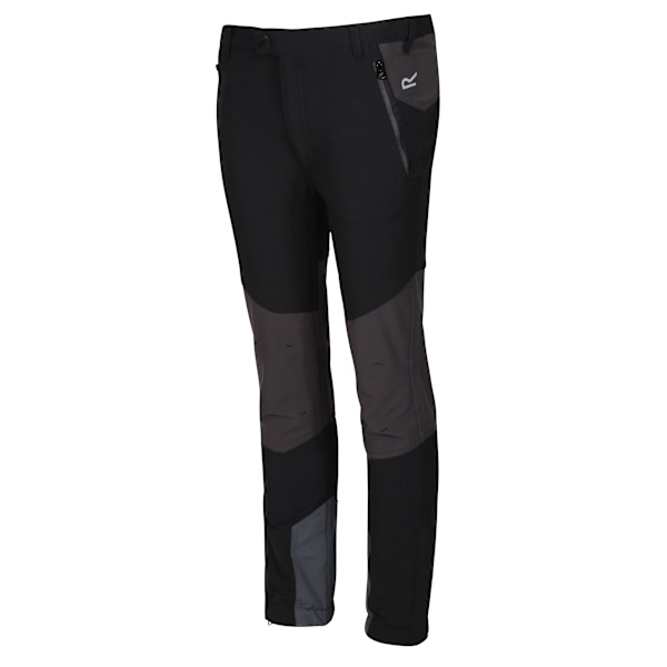 Regatta Barn/Kids Tech Mountain Vandringsbyxor 5-6 År Black/Ash 5-6 Years