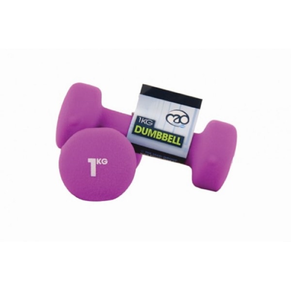 Fitness Mad Neoprene Hantelset (2-pack) 1 kg Lila Purple 1kg