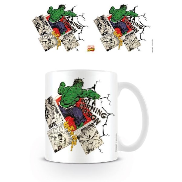 Marvel Not A Morning Person Mug One Size Vit/Grön/Röd White/Green/Red One Size