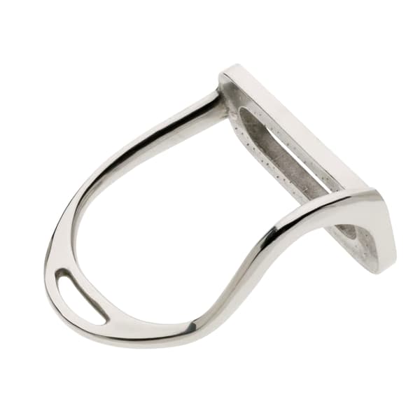 Lorina böjda säkerhetsstigbyglar 4,5 tum silver Silver 4.5in