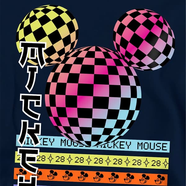 Mickey Mouse Barn/Barn Digital Gradient Huvtröja 5-6 År Navy 5-6 Years