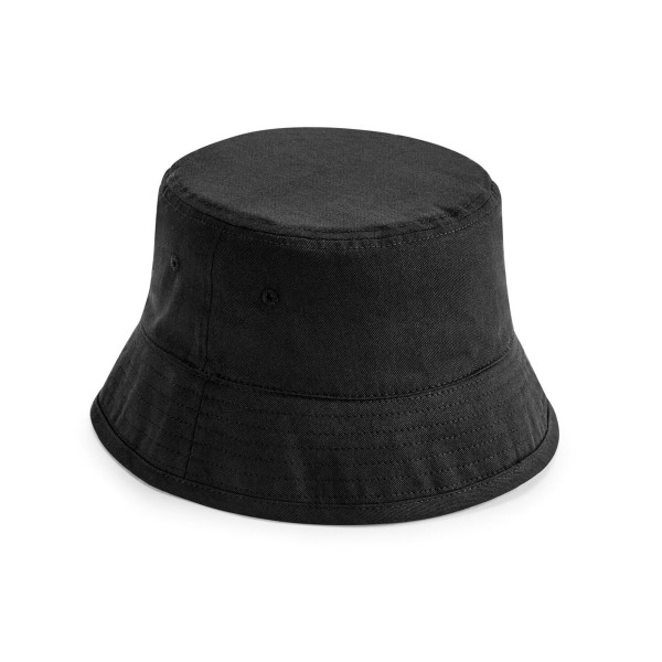 Beechfield Unisex Vuxen Ekologisk Bomull Bucket Hat L-XL Svart Black L-XL