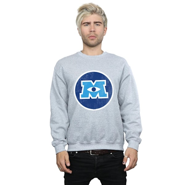 Disney Herr Monsters University Monster Emblem Sweatshirt L Spo Sports Grey L