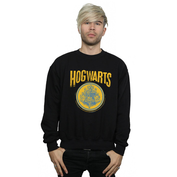 Harry Potter Herr Hogwarts Cirkel Crest Sweatshirt 3XL Svart Black 3XL