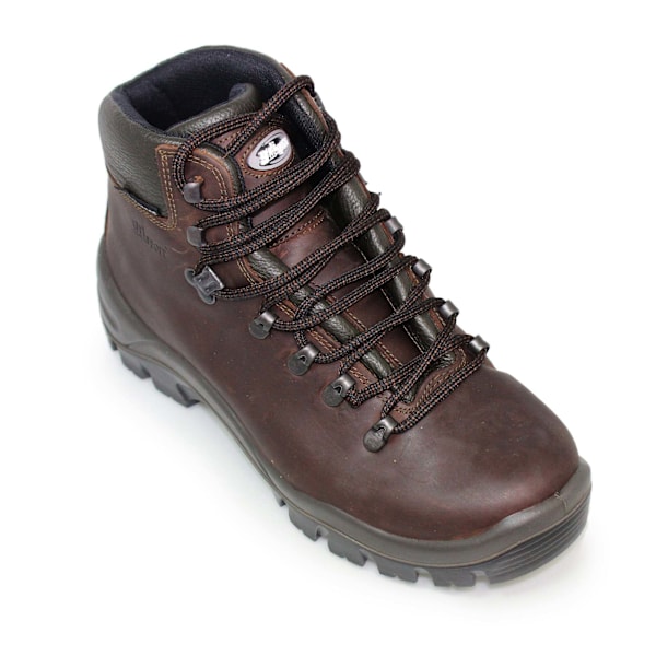 Grisport Peaklander vaxat läder vandringskängor 12 UK brun Brown 12 UK