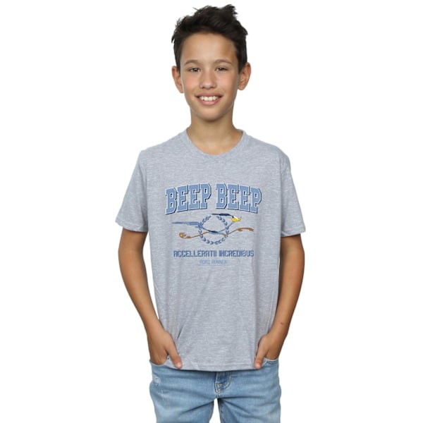 Looney Tunes Boys Road Runner Beep Beep T-shirt 12-13 år Spo Sports Grey 12-13 Years