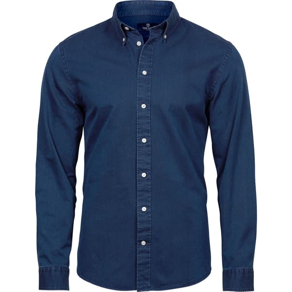 Tee Jays Herr Twill Skjorta S Indigo Indigo S