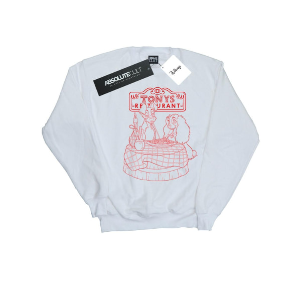 Disney Boys Lady And The Tramp That´s Amore Sweatshirt 7-8 år White 7-8 Years