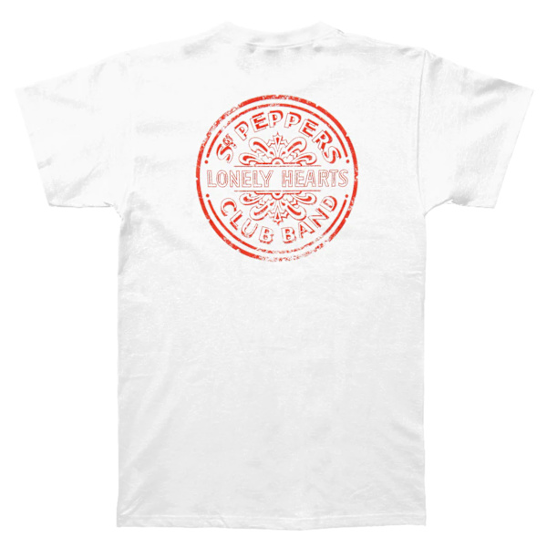 The Beatles Unisex Adult Sgt Pepper T-Shirt L Vit White L