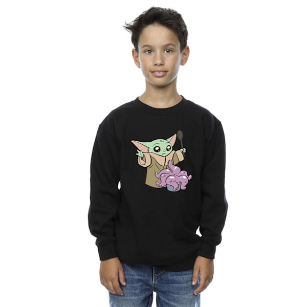 Star Wars Boys The Mandalorian Spooky Cooking Sweatshirt 3-4 år Black 3-4 Years