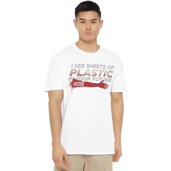 Dexter Herr Plast Förutsägelse T-Shirt S Vit White S