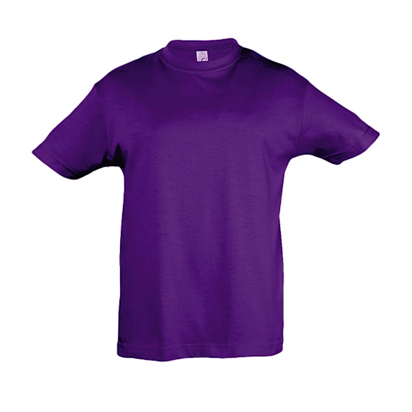 SOLS Kids Regent Kortärmad T-shirt 6 år Mörk Lila Dark Purple 6yrs