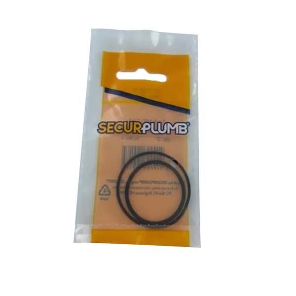 Securplumb O-ringar (2-pack) En storlek Svart Black One Size