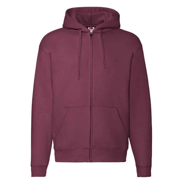 Fruit of the Loom Unisex Vuxen Premium Full Zip Hoodie M Burgun Burgundy M