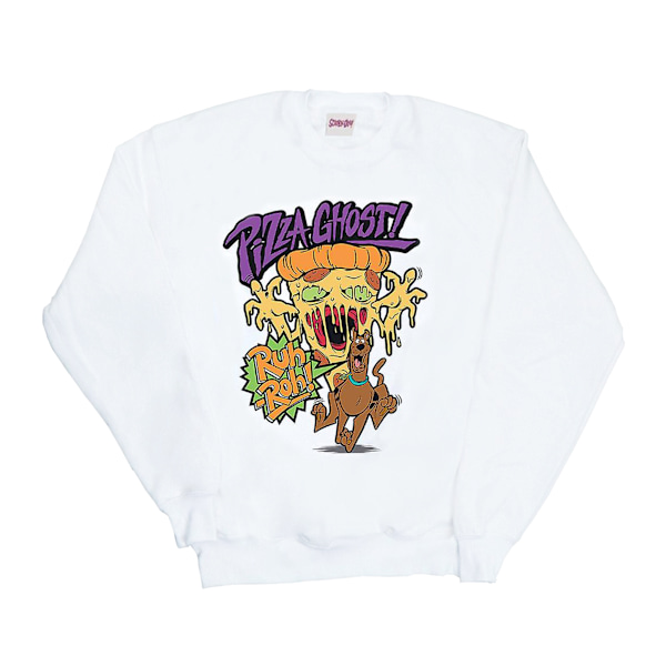 Scooby Doo Herr Pizza Ghost Sweatshirt XL Vit White XL