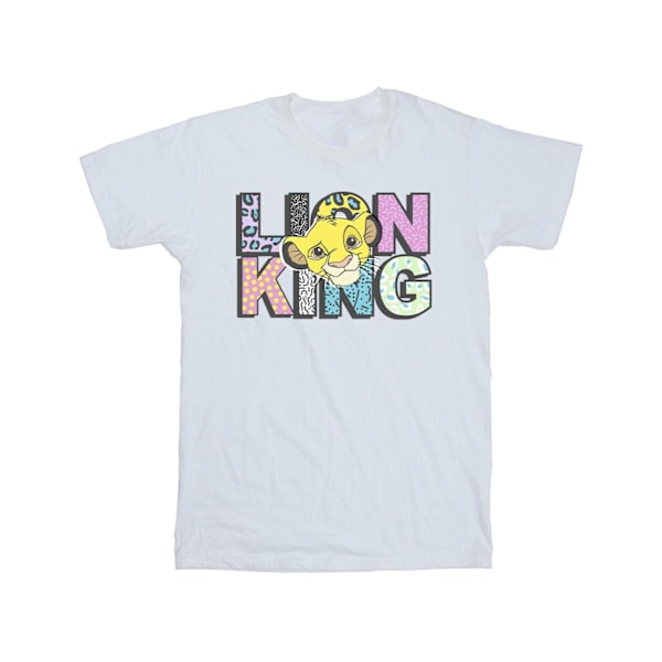 Disney The Lion King Mönstrade Logotyp T-shirt 3XL Vit White 3XL