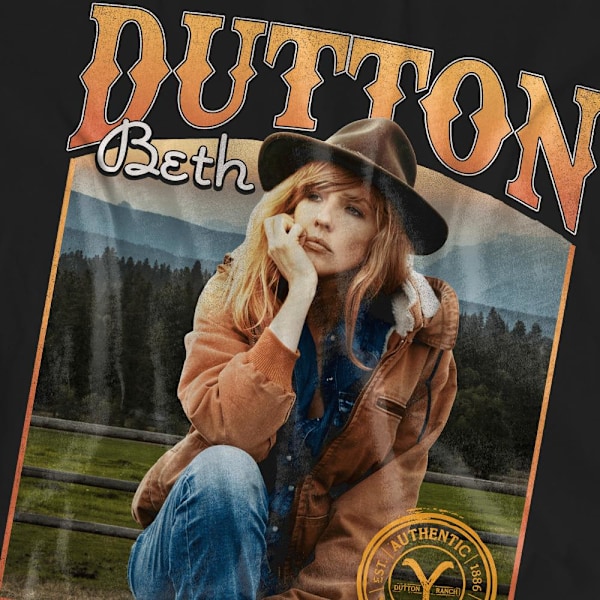 Yellowstone Unisex Vuxen Thoughts Beth Dutton T-Shirt S Svart Black S