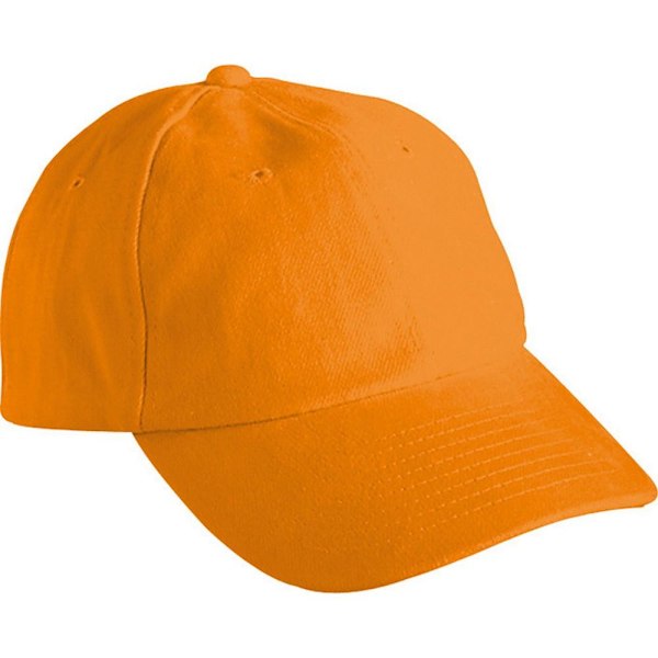 Myrtle Beach Unisex 6 Panel Raver Cap One Size Orange Orange One Size