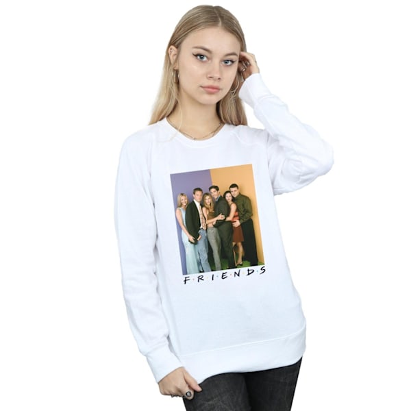 Friends Dam/Damer Gruppfoto Sweatshirt XXL Vit White XXL