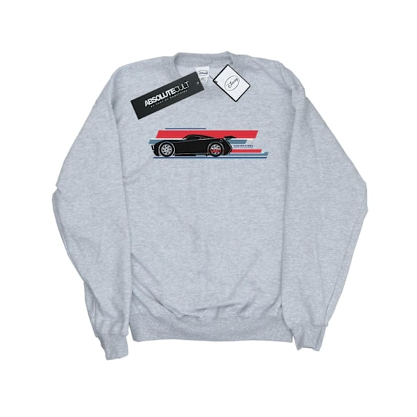 Disney Boys Cars Jackson Storm Stripes Sweatshirt 5-6 år Spo Sports Grey 5-6 Years